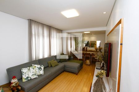 Sala de apartamento para alugar com 3 quartos, 111m² em Grajaú, Belo Horizonte