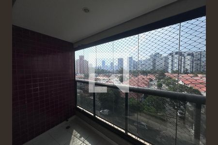 Varanda Sala de apartamento à venda com 4 quartos, 134m² em Santo Amaro, São Paulo