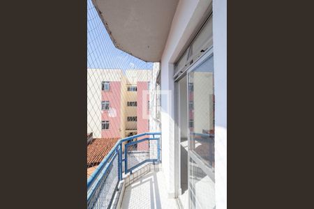 Varanda da sala de apartamento à venda com 3 quartos, 87m² em Castelo, Belo Horizonte