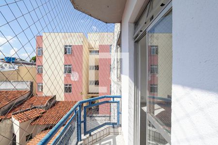 Varanda da sala de apartamento à venda com 3 quartos, 87m² em Castelo, Belo Horizonte