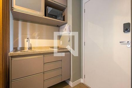 Sala/Cozinha de apartamento à venda com 1 quarto, 27m² em Pinheiros, São Paulo