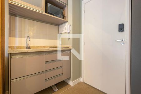 Sala/Cozinha de apartamento à venda com 1 quarto, 27m² em Pinheiros, São Paulo