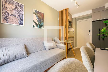 Sala/Cozinha de apartamento à venda com 1 quarto, 27m² em Pinheiros, São Paulo