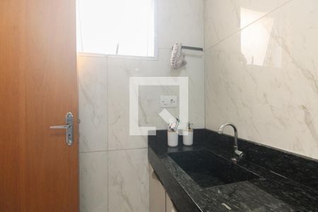 Banheiro  de kitnet/studio à venda com 1 quarto, 34m² em Vila Carrão, São Paulo