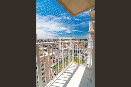 Sacada da Sala/Cozinha de apartamento para alugar com 1 quarto, 27m² em Jardim Itacolomi, São Paulo