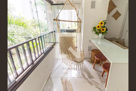 Varanda e Área de Serviço de apartamento para alugar com 1 quarto, 40m² em Brás, São Paulo