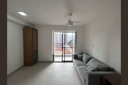 Sala - quarto  de kitnet/studio para alugar com 1 quarto, 25m² em Jardim das Acacias, São Paulo