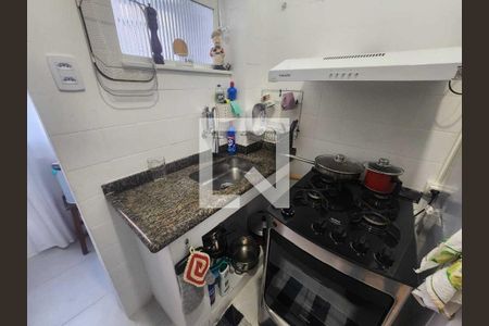 Cozinha de apartamento à venda com 1 quarto, 46m² em Leblon, Rio de Janeiro