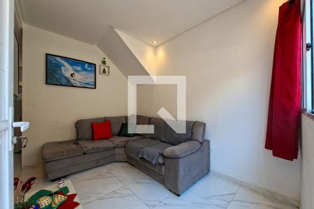 Sala de casa de condomínio para alugar com 1 quarto, 70m² em Vila Caiçara, Praia Grande