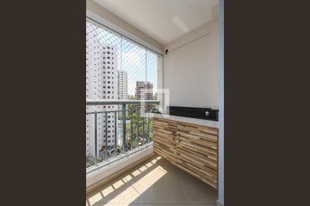 Varanda da Sala de apartamento à venda com 2 quartos, 51m² em Vila Andrade, São Paulo