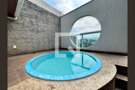 Cobertura - piscina de apartamento para alugar com 4 quartos, 170m² em Humaitá, Rio de Janeiro