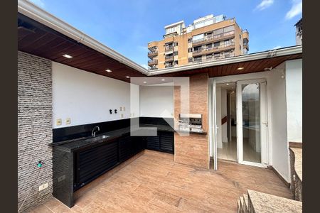 Cobertura - churrasqueira de apartamento para alugar com 4 quartos, 170m² em Humaitá, Rio de Janeiro