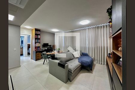 Sala de apartamento à venda com 1 quarto, 48m² em Vila Sao Francisco (zona Sul), São Paulo