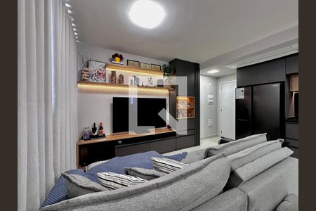 Sala de apartamento à venda com 1 quarto, 48m² em Vila Sao Francisco (zona Sul), São Paulo
