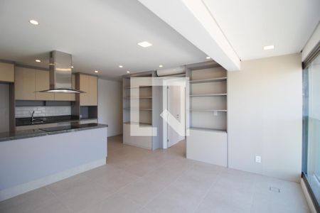 Sala de apartamento para alugar com 2 quartos, 66m² em Indianópolis, São Paulo