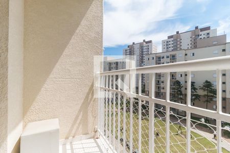 Sacada da Sala de apartamento para alugar com 2 quartos, 48m² em Botujuru, Mogi das Cruzes