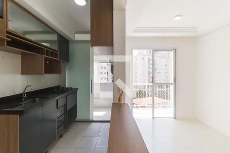 Sala/Cozinha de apartamento para alugar com 2 quartos, 48m² em Botujuru, Mogi das Cruzes