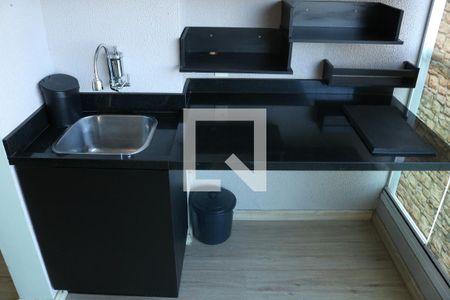Cozinha de kitnet/studio para alugar com 1 quarto, 33m² em Barra Funda, São Paulo