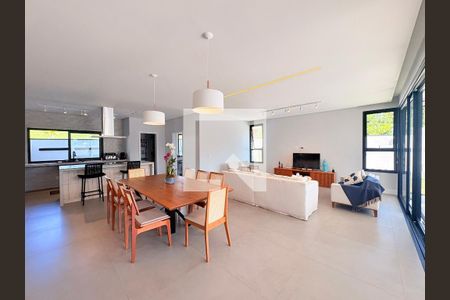 Sala de casa de condomínio para alugar com 4 quartos, 500m² em Jardim Samambaia, Jundiaí