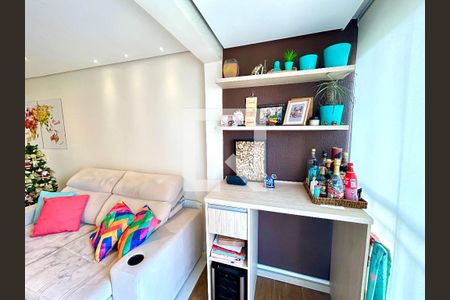 Varanda da Sala de apartamento para alugar com 2 quartos, 50m² em Vila Augusta, Guarulhos