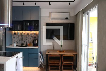Sala e Cozinha Integrada de apartamento à venda com 1 quarto, 29m² em Água Branca, São Paulo