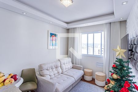 Sala, cozinha e área de serviço de apartamento para alugar com 2 quartos, 41m² em Vila Siqueira (zona Norte), São Paulo