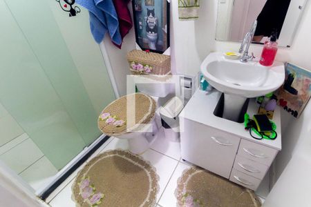 Banheiro de apartamento à venda com 2 quartos, 34m² em Vila Tolstoi, São Paulo