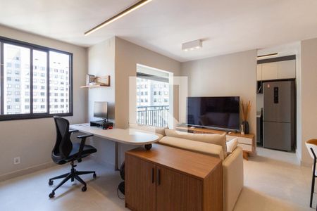 Sala de apartamento à venda com 1 quarto, 44m² em Butantã, São Paulo