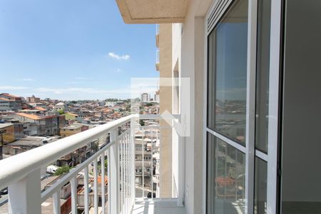 Varanda da Sala  de apartamento para alugar com 2 quartos, 48m² em Vila Carmosina, São Paulo