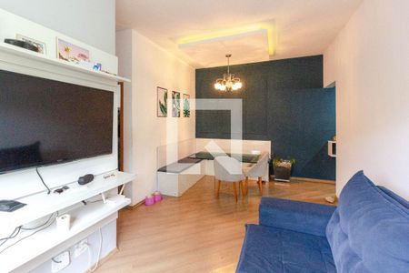 Sala de apartamento à venda com 2 quartos, 56m² em Jardim Nova Taboao, Guarulhos