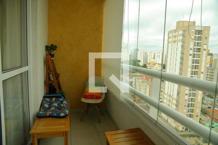 Varanda da Sala de apartamento à venda com 2 quartos, 59m² em Baeta Neves, São Bernardo do Campo