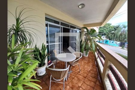 Varanda da Sala de apartamento para alugar com 3 quartos, 171m² em Ilha Porchat, São Vicente