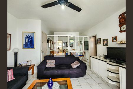 Detalhe Sala de apartamento para alugar com 2 quartos, 86m² em Embaré, Santos