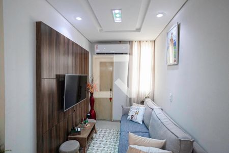 Sala de apartamento à venda com 3 quartos, 100m² em Castelo, Belo Horizonte