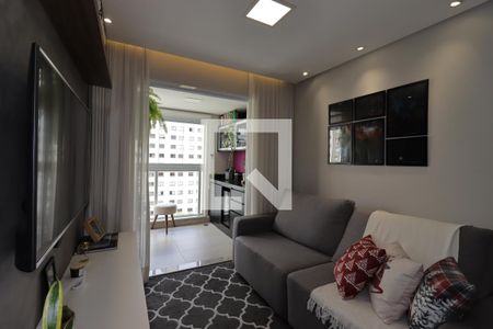 Sala de apartamento à venda com 2 quartos, 57m² em Parque das Nações, Santo André