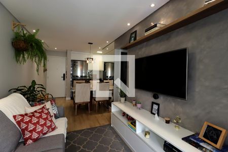 Sala de apartamento à venda com 2 quartos, 57m² em Parque das Nações, Santo André