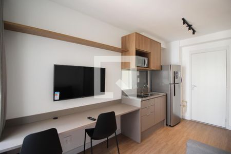 Sala/Cozinha de apartamento para alugar com 1 quarto, 29m² em Vila Olímpia, São Paulo