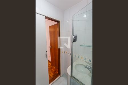 Banheiro da Suíte de apartamento à venda com 3 quartos, 85m² em Carmo, Belo Horizonte