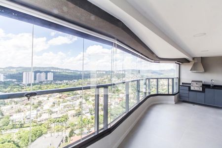 Varanda gourmet de apartamento para alugar com 3 quartos, 125m² em Alphaville Industrial, Barueri