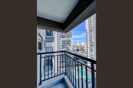 Varanda da Sala de apartamento para alugar com 1 quarto, 31m² em Quarta Parada, São Paulo