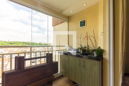 Varanda da Sala de apartamento à venda com 3 quartos, 76m² em Vila Carrão, São Paulo