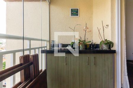 Varanda da Sala de apartamento à venda com 3 quartos, 76m² em Vila Carrão, São Paulo