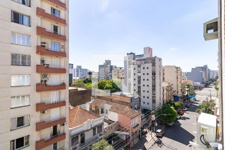 Vista da Sala de apartamento à venda com 2 quartos, 60m² em Cidade Baixa, Porto Alegre