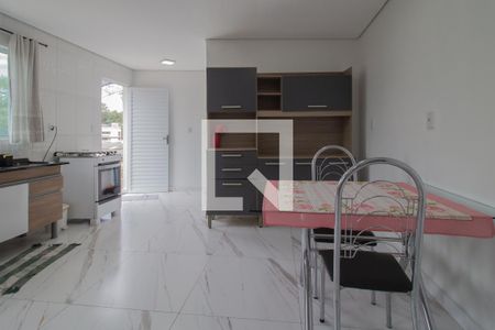 Detalhe área de jantar de casa para alugar com 1 quarto, 27m² em Vila Bocaina, Mauá