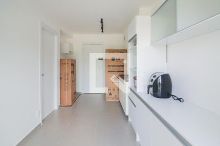 Sala / Cozinha / Lavanderia de apartamento para alugar com 1 quarto, 27m² em Vila Butantã, São Paulo