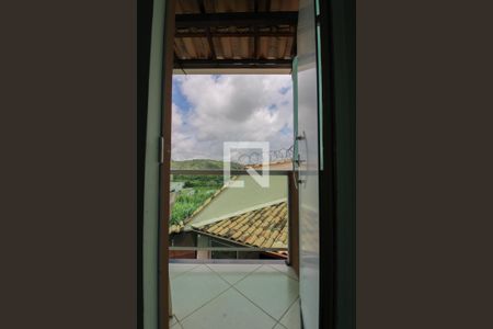 Varanda da Suíte 1 de casa de condomínio à venda com 3 quartos, 140m² em São Benedito, Belo Horizonte