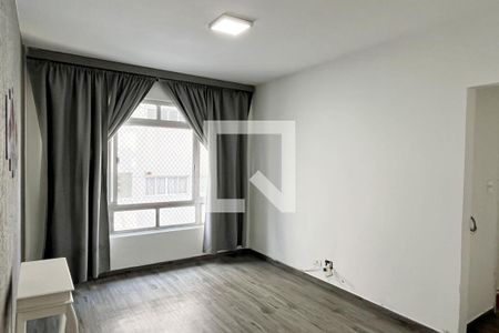 Sala de apartamento para alugar com 1 quarto, 65m² em Gonzaga, Santos