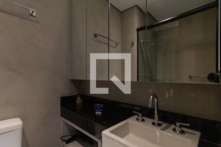 Banheiro de kitnet/studio à venda com 1 quarto, 18m² em Perdizes, São Paulo