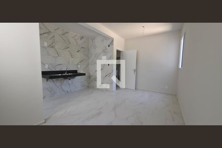 Sala/Cozinha de apartamento à venda com 2 quartos, 48m² em Nossa Senhora de Lourdes, Lagoa Santa