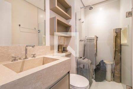 Banheiro Social de apartamento à venda com 1 quarto, 70m² em Empresarial 18 do Forte, Barueri